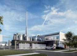 Maquette du centre de biométhanisation - Image : Ville de Québec