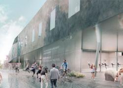 L’agrandissement du centre culturel de Lévis. Image : Atelier TAG