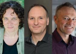 Les cotitulaires de la Chaire sont : Laurence Bherer, professeure au Département de science politique de l’Université de Montréal, Michaël Kummert, professeur au Département de génie mécanique de Polytechnique Montréal, et Emmanuel Raufflet, professeur au Département de management de HEC Montréal. Crédit : Université de Montréal
