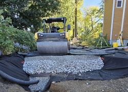 Les travaux réalisés sur la rue Leclair, située dans le quartier Sainte-Rose, à Laval, ont récemment été complétés. Crédit : Ville de Laval