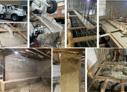Un nouveau béton sans ciment. Crédit : C-Crete Technologies