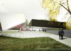 Le complexe sportif écologique de Saint-Laurent en chantier