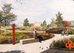 Le corridor de biodiversité de Saint-Laurent mérite le prix d’excellence de l’Association des architectes paysagistes du Canada. Image : Ville de Montréal – Arrondissement de Saint-Laurent