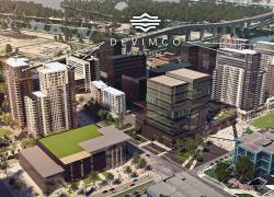 Devimco réalisera un projet à usage mixte de 500 millions de dollars à Longueuil. Image : Devimco Immobilier