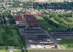 Objectif carboneutralité pour la distillerie Diageo de Salaberry-de-Valleyfield. Crédit : Diageo. 
