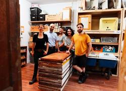 Équipe du magasin Éco-Réno de l’avenue Papineau, à Montréal. Crédit : Sylviane Robini, photographe.