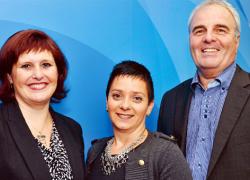 Josée Lupien (Vertima), Anik Girard (Constructo) et Jean DesRosiers (Vertima) 