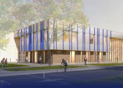 La nouvelle école primaire des Cèdres sera conçue dans une perspective d’intégration à la communauté et de développement durable. Crédit : Provencher_Roy