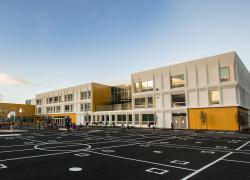 L'école Sacré-Coeur de Longueuil. Crédit : Centre de services scolaire Marie-Victorin. 