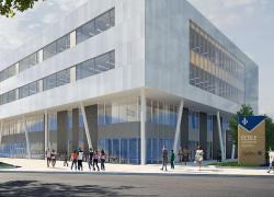 Géothermie et toits verts pour une école de Terrebonne. Crédit : Provencher_Roy – BBBL architectes.