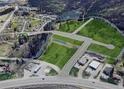 Le 27 mai dernier, la Ville de Gaspé a annoncé avoir conclu une entente de principe avec Gestion Bourgade, entreprise gaspésienne, pour le développement du Faubourg du Ruisseau. Crédit : Gestion Bourgade
