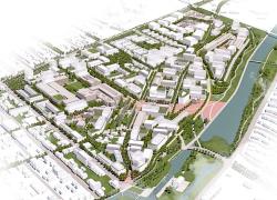 L'Arrondissement de Lachine a confié l’étude de faisabilité d’un réseau thermique urbain à l'Institut des villes de nouvelle génération de l'Université de Concordia. Visuel : Ville de Montréal