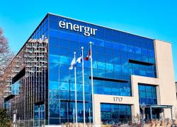 L'ensemble des immeubles d'Énergir est maintenant alimenté au gaz naturel renouvelable. Crédit : Énergir