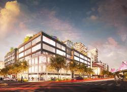 Un complexe immobilier durable au pied du pont Jacques-Cartier. Crédit : NÓS Architectes.