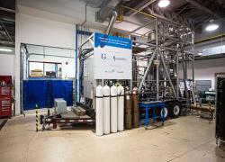 Unité de démonstration permettant de transformer la biomasse forestière en gaz