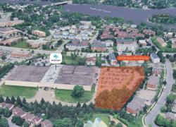 Annoncé le 8 janvier, le développement résidentiel locatif verra le jour au 14700 boulevard Pierrefonds, à Montréal, et intégrera plusieurs mesures liées au développement durable. Crédit : Groupe HD