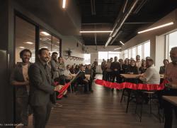 Akonovia inaugure ses nouveaux bureaux à Sherbrooke. Crédit : Léandre Lecomte