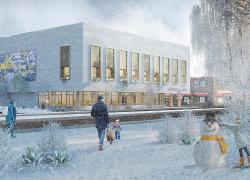 Jeunesse au soleil regroupera toutes ses activités dans un nouveau centre communautaire carboneutre de l’arrondissement de Villeray–Saint-Michel–Parc-Extension. Crédit : KANVA