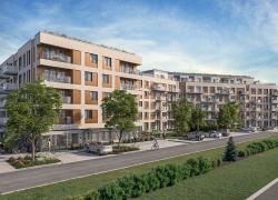 Le projet d’habitation, qui sera situé dans LaSalle, à Montréal, vise une certification LEED Argent. Crédit : Groupe HD Immobilier