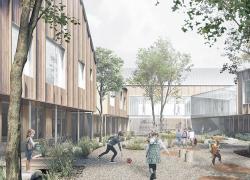 Le futur Lab-École Saguenay. Image : Étienne Bernier + Appareil Architecture + BGLA / Architecture