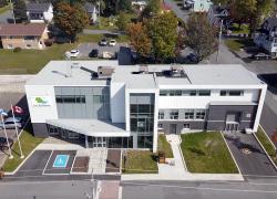 Le nouvel édifice municipal écoresponsable de Lac-Etchemin. Photo : Municipalité de Lac-Etchemin