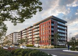 L’immeuble multirésidentiel situé au 1100, avenue des Draveurs s’est vu décerner la certification environnementale le 15 juin. Crédit: Immostar