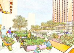 Bâtir LeBreton sera le plus vaste projet résidentiel carboneutre au Canada. Crédit : Commission de la capitale nationale.