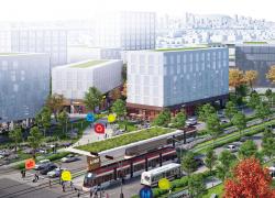 Le projet de mobilité durable LÉEO récompensé. Crédit : Ville de Longueuil