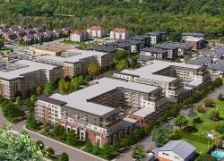 Les travaux de la première phase du projet du Millénia, situé au 240, rue Prévert, ont été lancés en octobre. Crédit : Espaces Lokalia