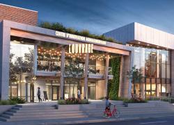 L’Ouvrage mettra de l’avant les principes de construction durable, d’économie circulaire et de mise en valeur des produits agroalimentaires locaux. Crédit : Bilodeau Baril Leeming Architectes