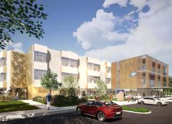 La future maison des aînés de Saint-Martin de Beauce.  Crédit : Anne Carrier architecture | GLCRM & associés architectes | Groupe A architectes en consortium.