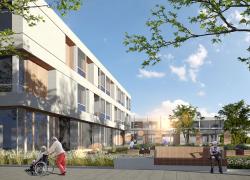 Mise en chantier de la maison alternative de Val-d’Or. Crédit : Ministère de la Santé et des Services sociaux
