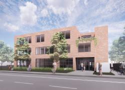 Un terrain a été cédé pour la construction de la Maison communautaire Saint-Michel. Crédit : FABG Architectes