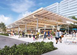 Une structure en bois pour le marché public de Sainte-Foy ?