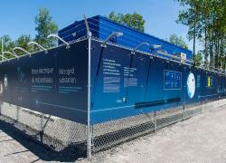 Le microréseau à Lac-Méganic. Crédit : Hydro-Québec