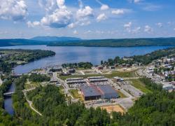 Le microréseau électrique de Lac-Mégantic se pose en tant qu’emblème de la transition énergétique au Québec. Crédit : Hydro-Québec