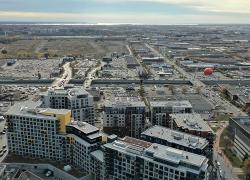 Ce montant servira à financer la construction des infrastructures d’eau potable ainsi que de gestion des eaux de pluie et des eaux usées dans le cadre de la première phase du projet. Crédit : Ville de Montréal