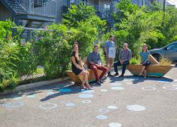Un trophée Novatech pour le projet des ruelles bleues-vertes