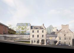 Proposition d'architecture de PHI Contemporain. Crédit : Kuehn Malvezzi + Pelletier de Fontenay
