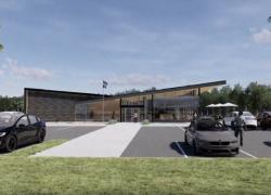 Perpective d'halte routière modernisée - Photo : Ministère des Transports