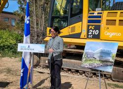 Le coup d’envoi officiel des travaux d’agrandissement et de rénovation du palais de justice de Roberval a été donné par Sonia LeBel, ministre de la Justice et procureure générale du Québec - Photo : Ministère de la Justice