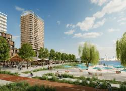 Projet du secteur de la Pointe-de-Longueuil. Crédit : Société immobilière du Canada