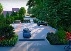 Le pôle de mobilité Masson rassemble en un seul lieu plusieurs modes de mobilité utilisés par les citoyens. Crédit : Agence de mobilité durable