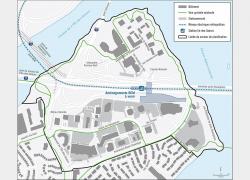 La carte du secteur Pointe-Nord de L’Île-des-Soeurs - Crédits :  Réalisons Montréal par la Ville de Montréal