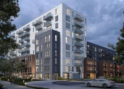 En chantier depuis le printemps 2024, le projet Alexandra a pour objectif l’obtention de la certification LEED Or. Crédit : blanchette archi.design et TLA architectes