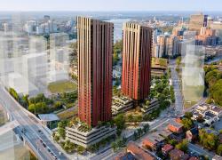 Le projet Odenak sera le premier client du système d’échange de l’énergie des égouts de LeBreton Community Utility. Crédit : Société de portefeuille d'Hydro Ottawa