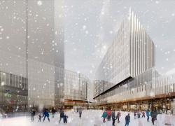 Le plan directeur du Quartier des lumières est maintenant certifié Fitwel Community trois étoiles - Image : Lemay