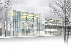 La future station Griffintown – Bernard-Landry du REM. Image : Réseau express métropolitain
