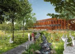 Concept de l'équipe lauréate. Crédit : L'OEUF Architectes et Lapointe Magne & associés, en collaboration avec NIPPAYSAGE, Eurêka Environnement, Dupras Ledoux et L2C Experts