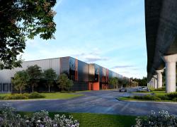 Le campus industriel carbone zéro de Rosefellow à Kirkland sera composé de trois bâtiments.  Crédit : Archimed Studio